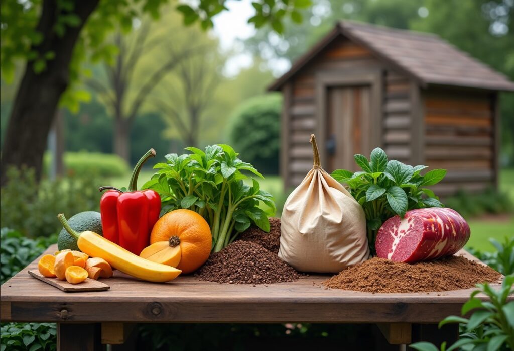 Продукты для компостной кучи